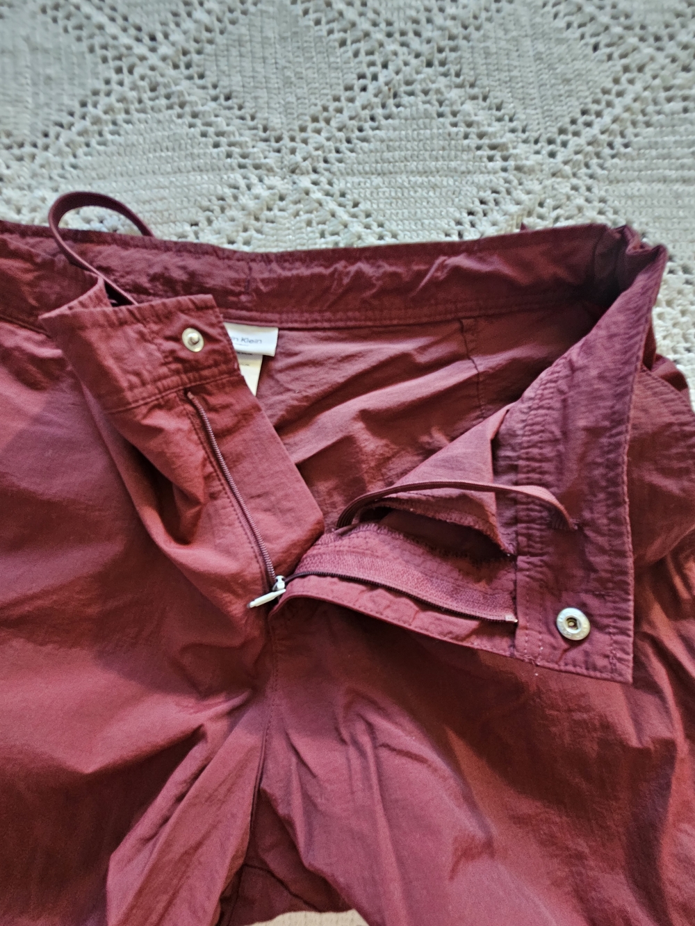 Calvin Klein Swimwear Shorts - Burgundy M/M - Picture 7 of 12